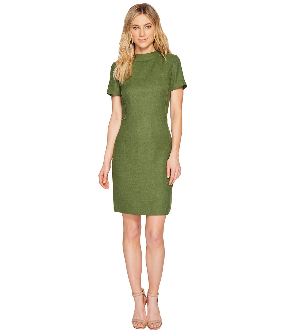 Tahari by ASL Mod Sheath Dress with Side Zippers (Fern) Women