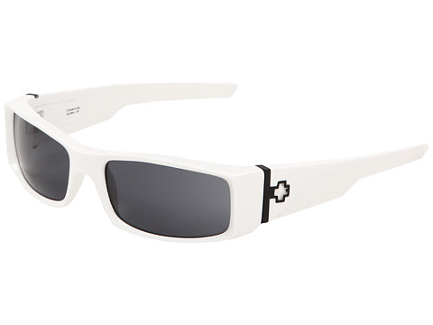 Spy Optic - Hielo (White/Grey Lens) Plastic Frame Fashion Sunglasses