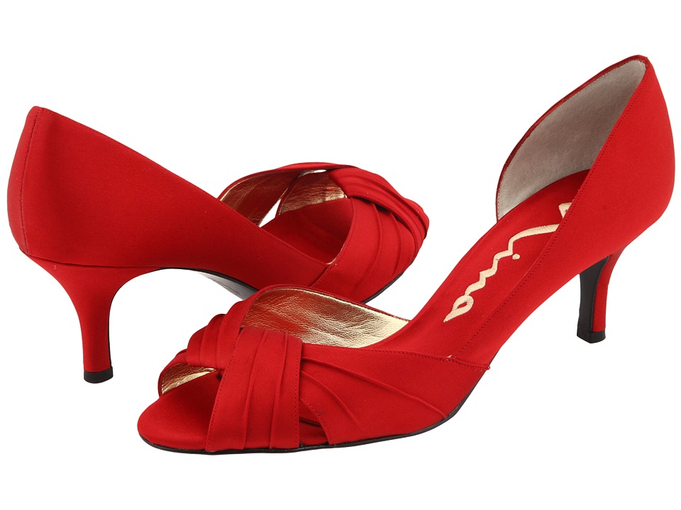 Nina Culver (Red Rouge Luster Satin) Women