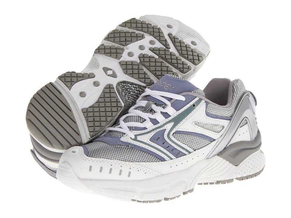Aetrex Apex(r) Reina Runner (Silver/Purple) Women
