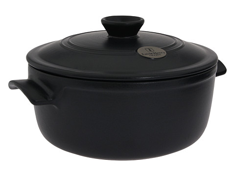 EAN 3289317145407 product image for Emile Henry Flame Ceramic Round Stew Pot - 4.2 qt. (Noir) Individual Pieces Cook | upcitemdb.com
