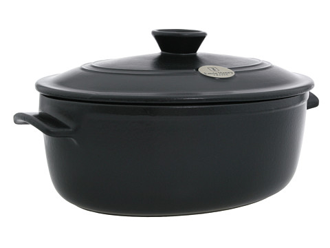 EAN 3289317145476 product image for Emile Henry Flame Oval Stewpot - 4.9 qt. (Black) Individual Pieces Cookware | upcitemdb.com