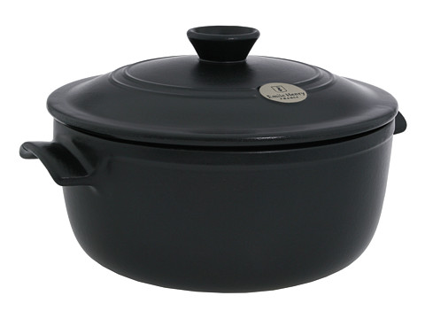 EAN 3289317145537 product image for Emile Henry Flame Round Stew Pot - 5.5 qt. (Black) Individual Pieces Cookware | upcitemdb.com