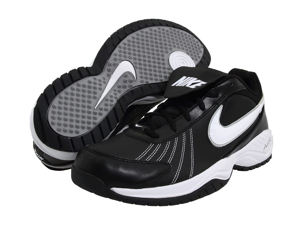 Nike Air Diamond Trainer (Black/White/Silver) Cleated Shoes