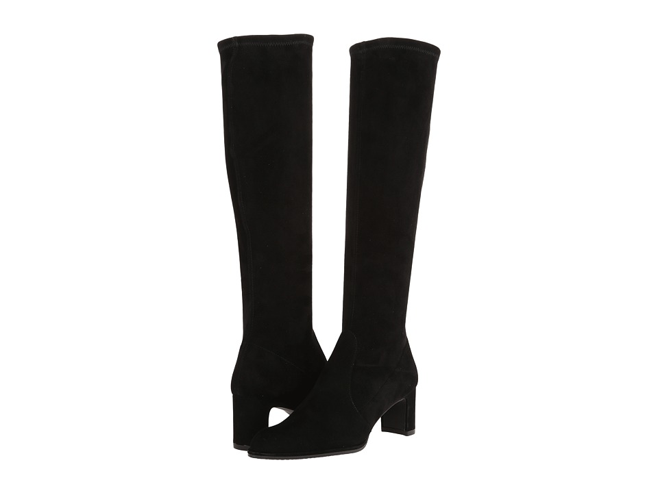 Stuart Weitzman Chicboot (Black Suede) Women