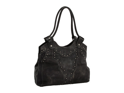 UPC 787935512388 product image for Frye Vintage Stud Shoulder Bag (Black Full Grain Leather) Shoulder Handbags | upcitemdb.com