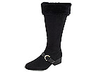 Annie - Brisa Wide Calf (Black Micro Suede)
