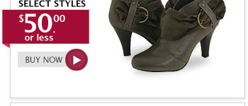 Women's Boots-Select Styles $50 or less This Week! 