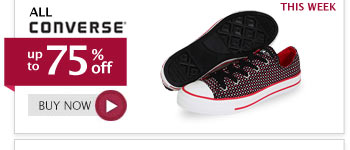 Converse Footwear- Up to 75% off This Week! 