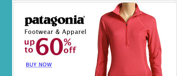 Patagonia Footwear and Apparel Up to 60% off Today Only!