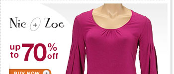 Nic+Zoe Up to 70% off