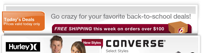 Go crazy for your favorite back-to-school deals!