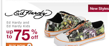 Ed Hardy and Ed Hardy Kids Up to 75% off