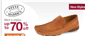 Steve Madden Mens Up to 70% off