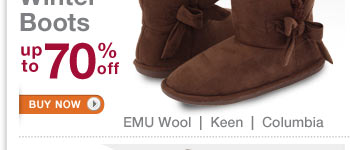 Winter Boots Up to 70% off
