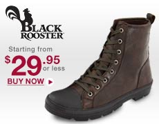Black Rooster tarting from $29.95