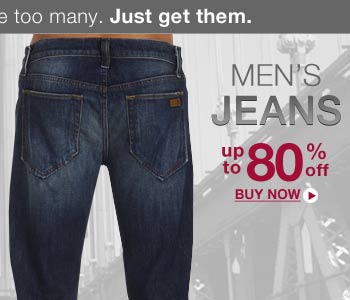 Men's Jeans Up to 80% off
