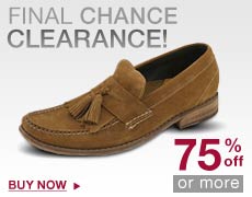 Final Clearance Sale! 75% off or more
