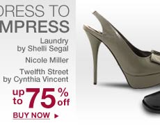 Dress to Impress: Up to 75% off