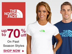 The North Face: Up to 70% off 