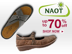 Naot: Up to 80% off Up to 80% off 