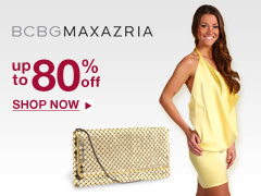 BCBGMAXAZRIA: Up to 80% off
