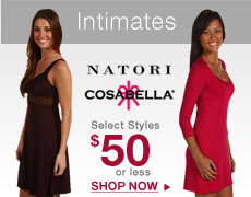 Cosabella and Natori Intimates: Select Styles $or less