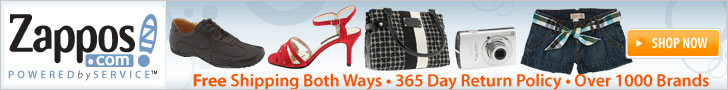 Zappos.com Powered by Service: Free Shipping Both Ways - 365 Day Return Policy - Over 1000 Brands