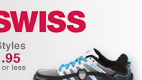 Kswiss: Select Styles: $or less
