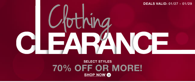Clothing Clearance