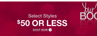 Boots $or less