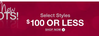 Boots $100 or less