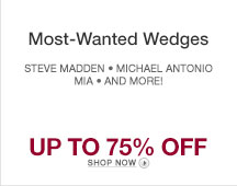 Wedges Up to 75% off