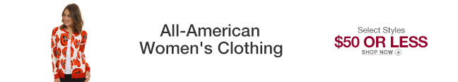 All American Women's Clothing $50 or less
