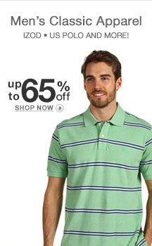 Men's Classic Apparel up to 65% off