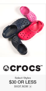 Crocs $30 or less