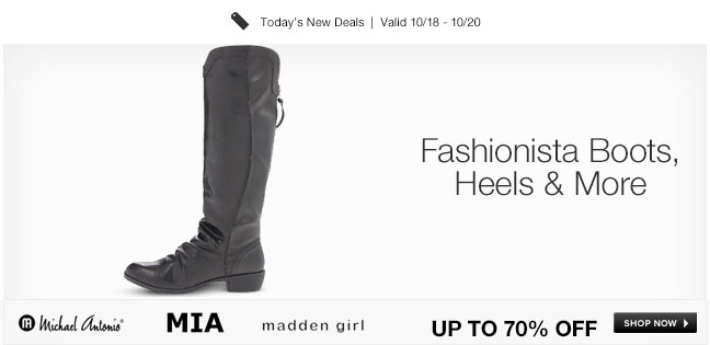 Fashionista Boots, Heels and More