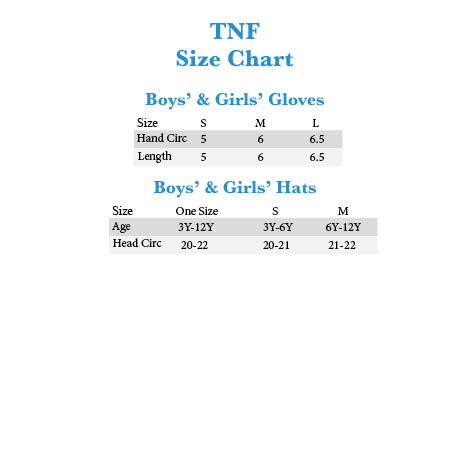 North Face Vest Size Chart