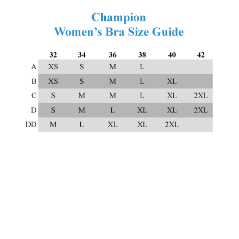 Jockey Womens Size Chart