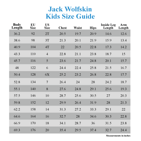 jack wolfskin kids polar bear nanuk jacket infant toddler jack wolfskin size chart womens