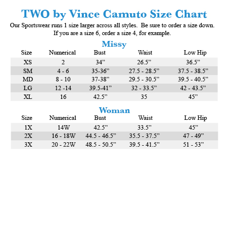Vince Camuto Size Chart - www.inf-inet.com