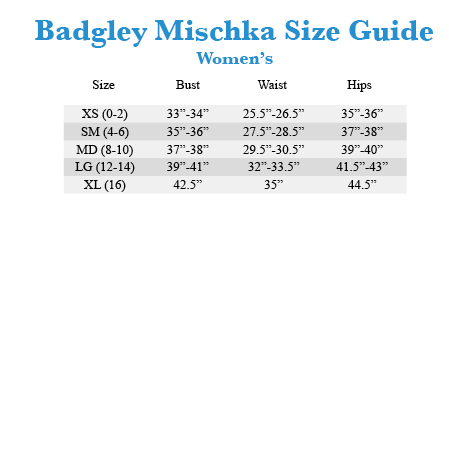 Badgley Mischka Dress Size Chart