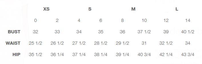 ian stuart size chart