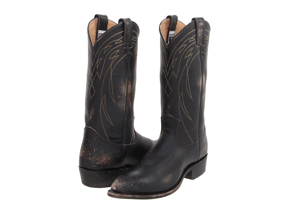 Frye Billy Pull On Cowboy Boots (Black)