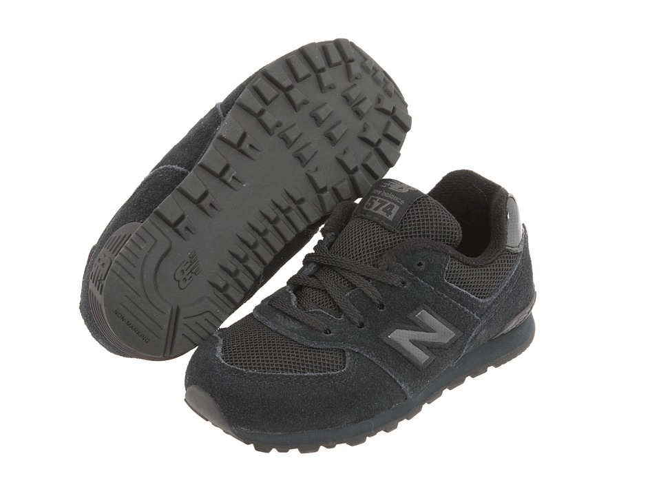 New Balance Kids KL574 Kids Shoes (Black)