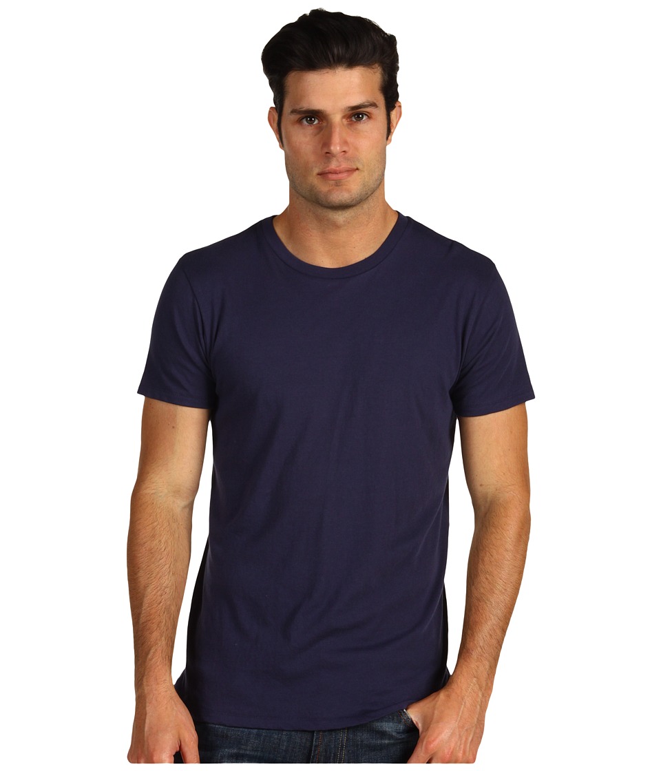 Alternative Apparel Perfect Crew Mens T Shirt (Blue)