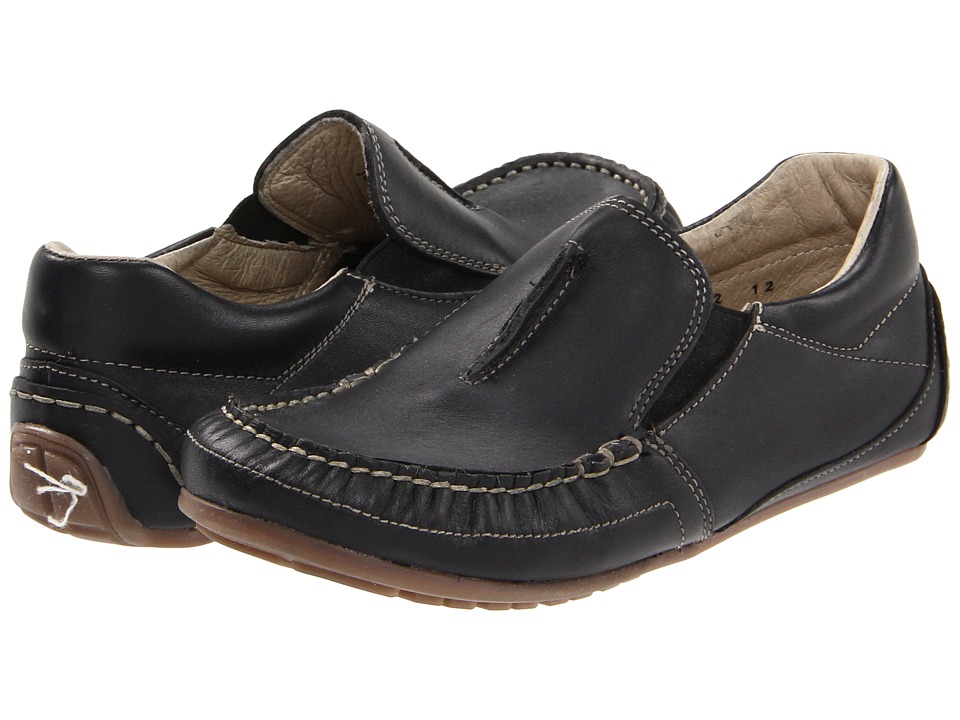 Kid Express Colton Black Leather Boys Kid Express Colton Black Leather Boys