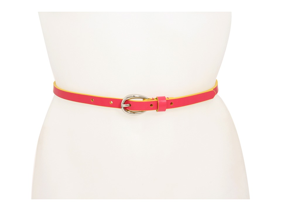 Lodis Accessories Oval Wave Buckle Pant Belt Womens Belts (Pink)