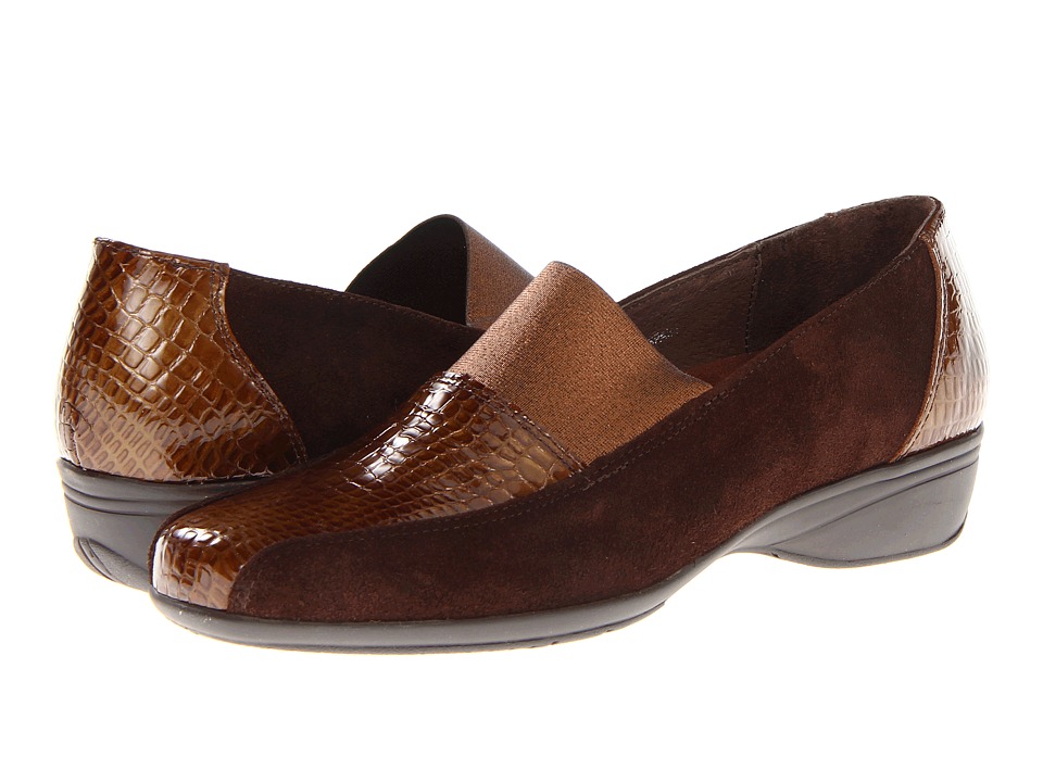 Helle Comfort Sarafina Womens Slip on Shoes (Brown)