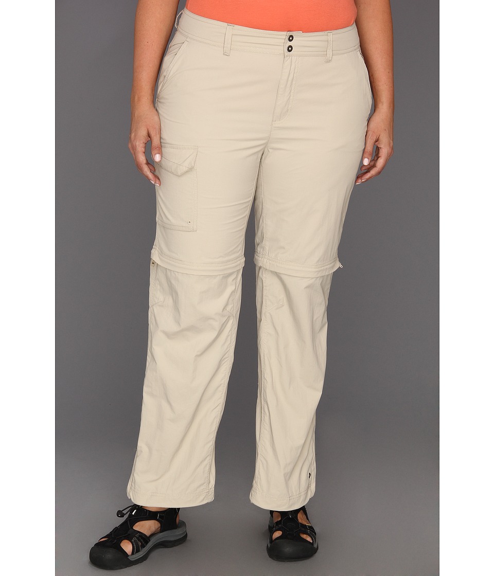 Columbia Plus Size Silver Ridge Convertible Pant Womens Clothing (Beige)